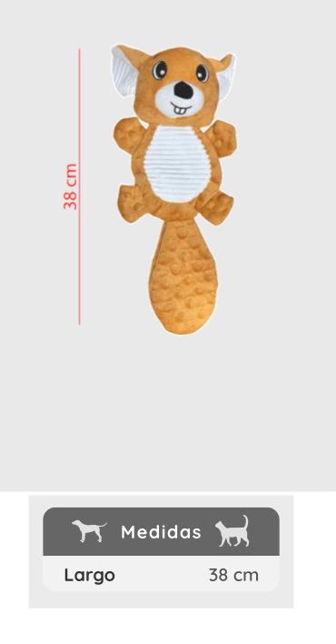 Peluche ardilla