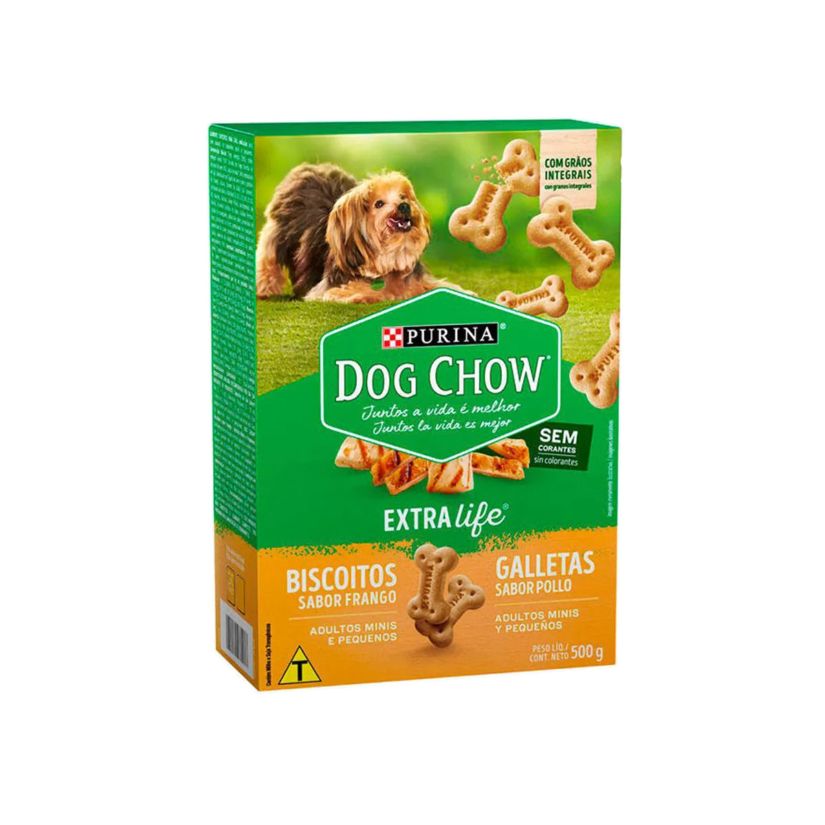 DOG CHOW - Galletas adulto mini y pequeño (Pollo)