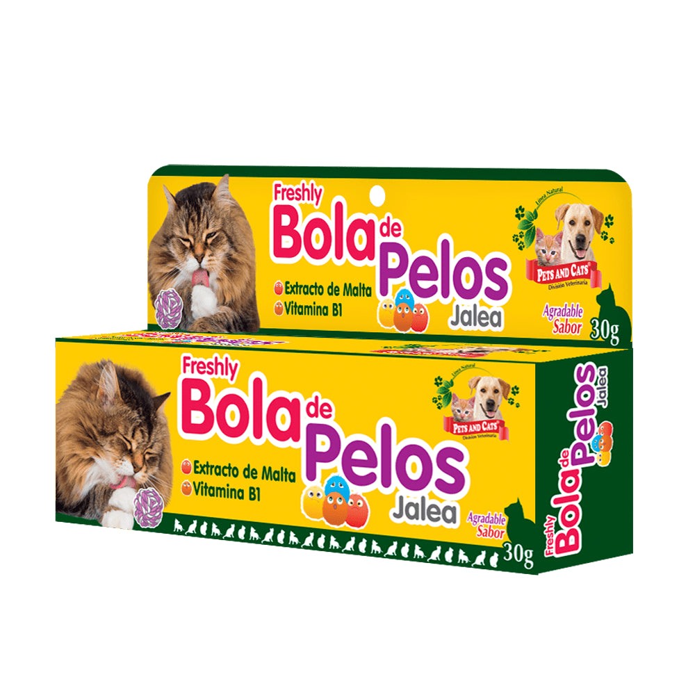 PETS AND CATS - Freshly bola de pelos jalea