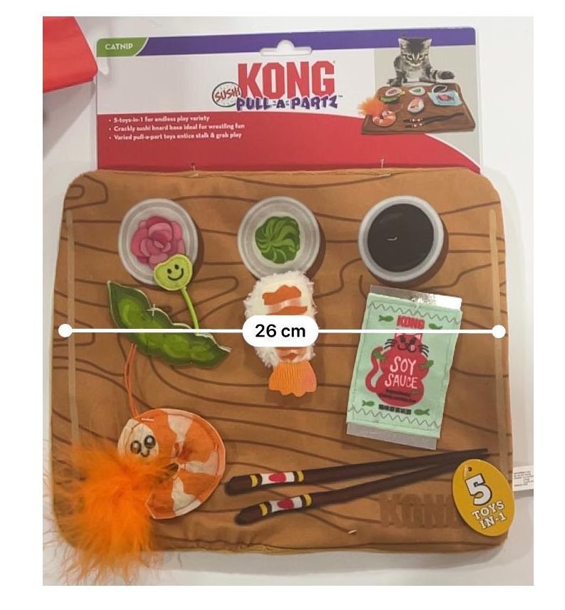 KONG - Juguete para gato pull a partz sushi