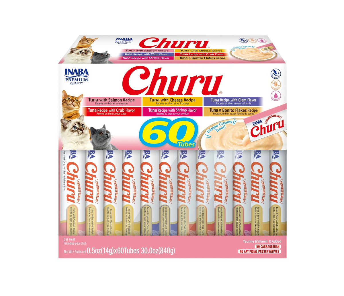 INABA - Churu caja surtido (Atún) 60 und