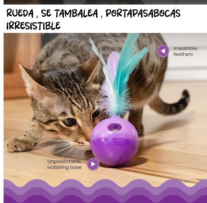 CATSTAGES -  Mindgames feather treat stuffer