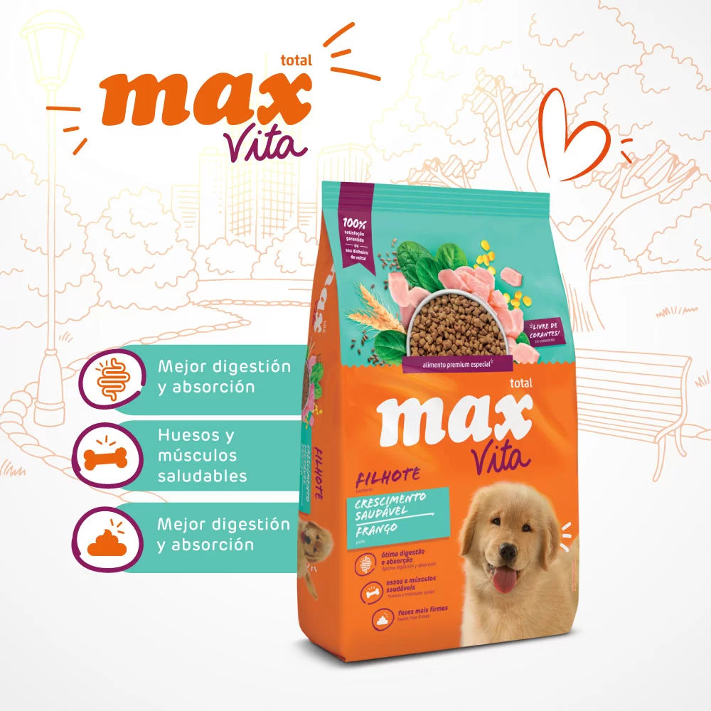 MAX VITA - Cachorro (Pollo)