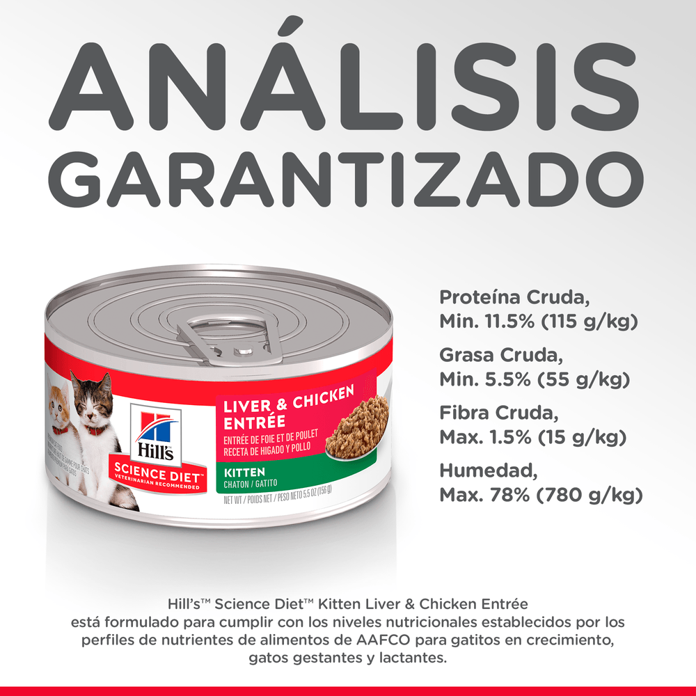 HILLS - Science diet Kitten (Higado y pollo)