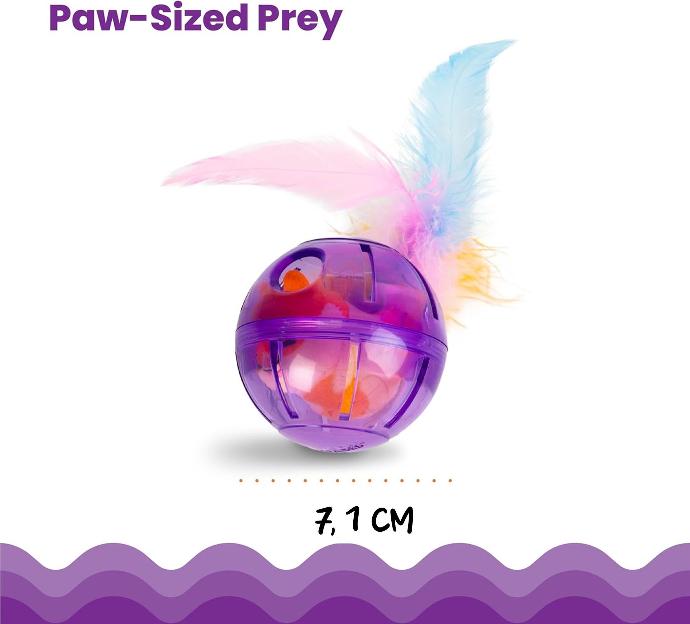 CATSTAGES -  Mindgames feather treat stuffer
