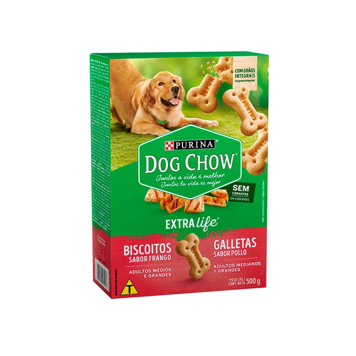 DOG CHOW - Galletas integrales adulto mediano y grande