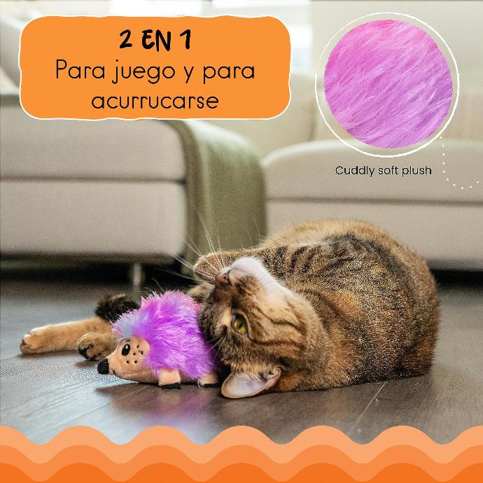 CATSTAGES -  Frisky catnip plushies hedgehog