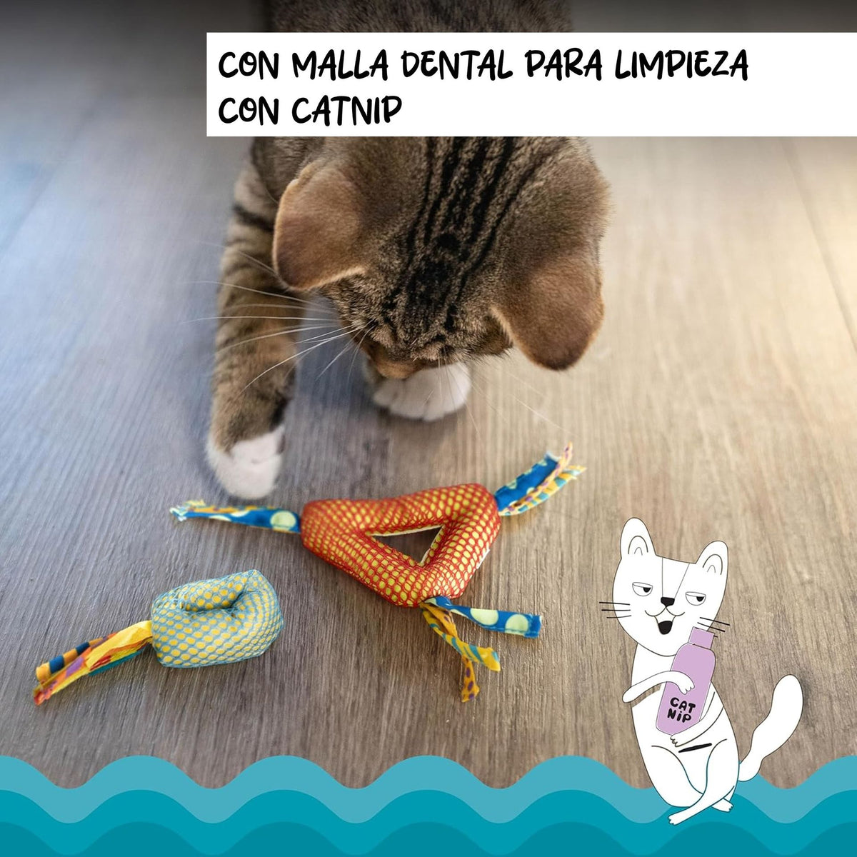 CATSTAGES - Selfcare catnip dental health chew