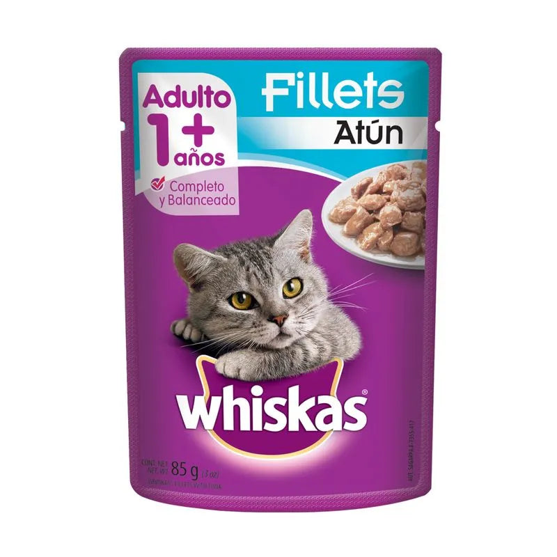 WHISKAS - Pouch adulto (Atún)