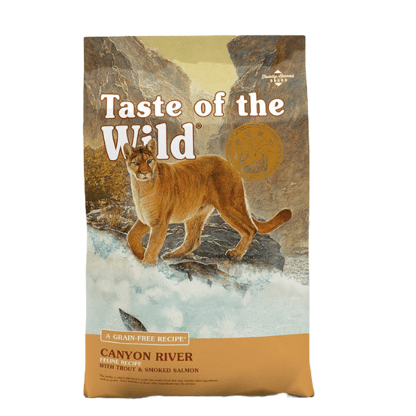 TASTE OF THE WILD -  Feline Canyon river (Trucha y salmón ahumado)