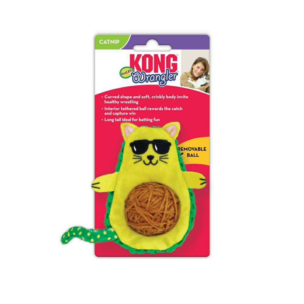 KONG - Juguete para gato wrangler aguacate