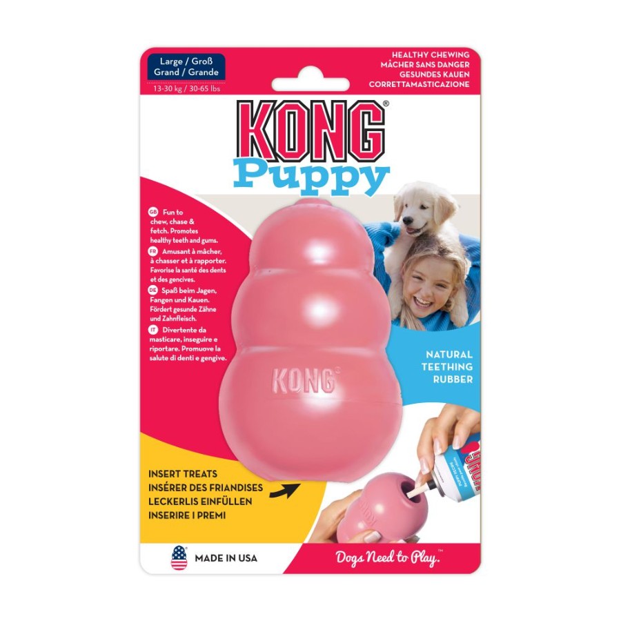KONG - Portapasabocas puppy caucho