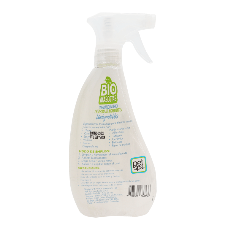 PET SPA - Bio mascotas (Removedor de olores y manchas)