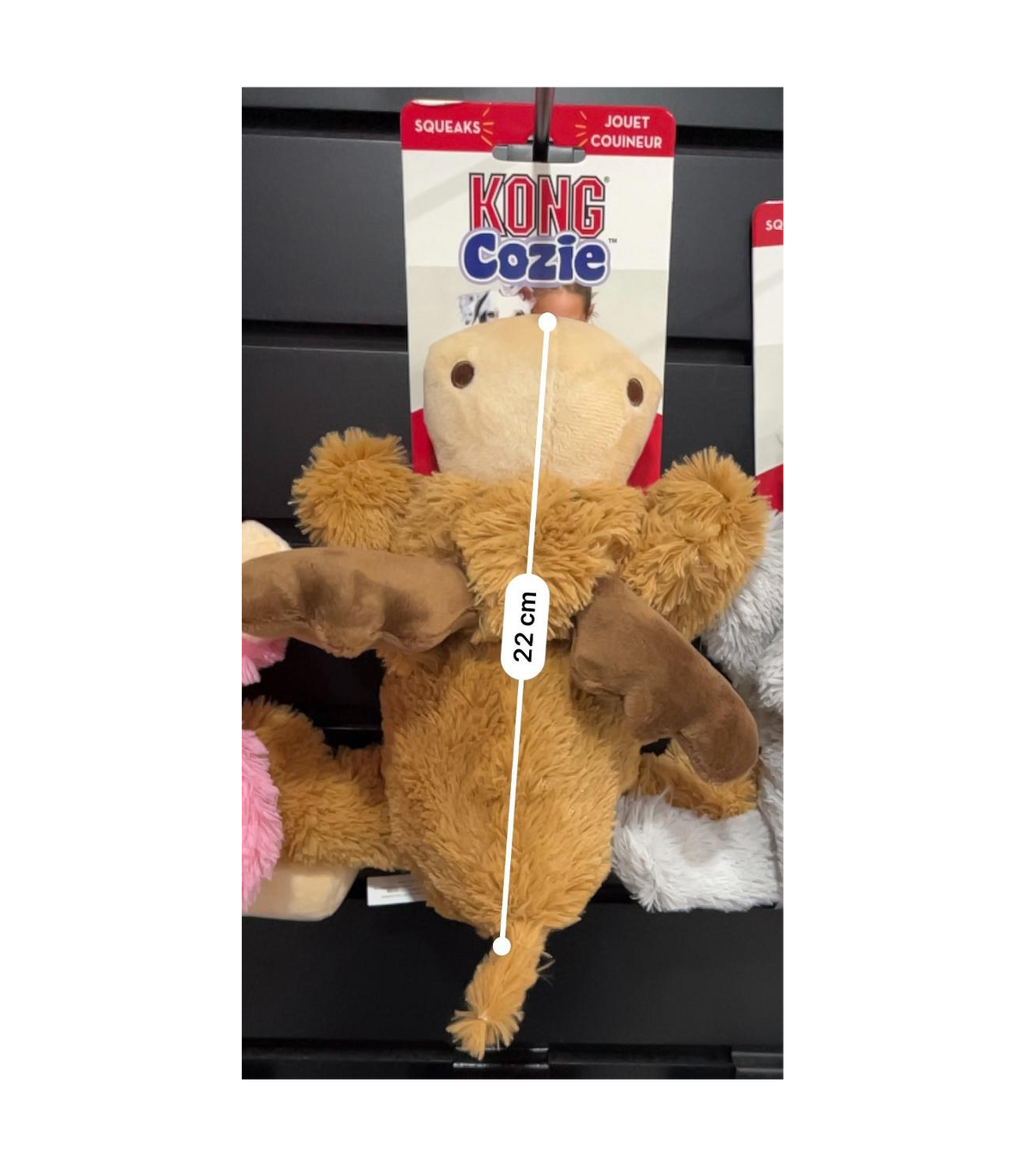 KONG - Peluche cozie (Reno)