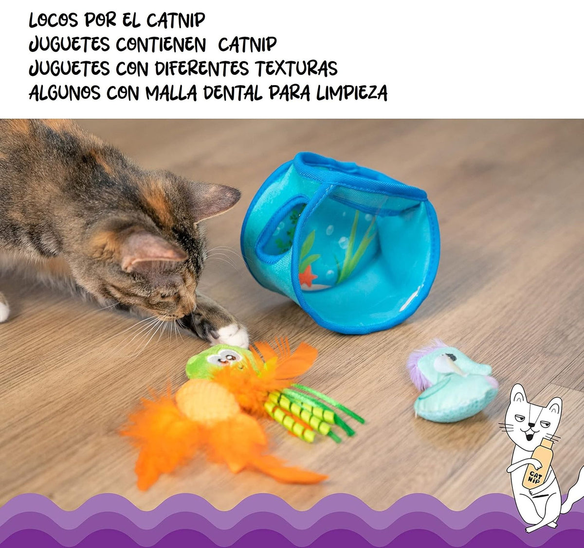 CATSTAGES -  Mindgames hide and seek fish bowl