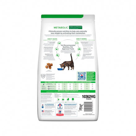 HILLS - Prescription diet gato adulto (Metabolic)