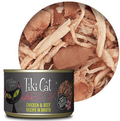 TIKI CAT - After dark lata pollo y carne en caldo