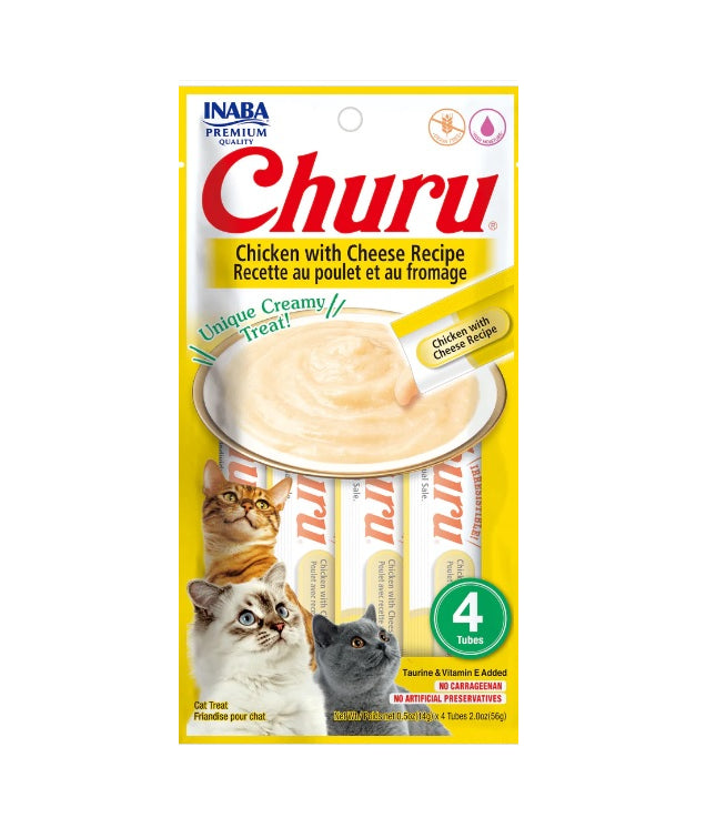 INABA - Churu (Pollo y queso) 4 und