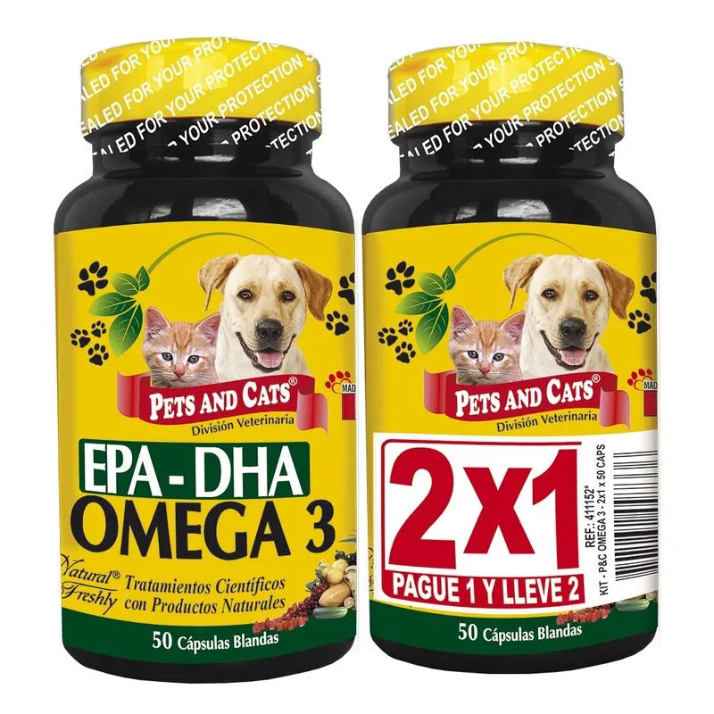 PETS AND CATS - Omega 3 (Oferta 2x1)