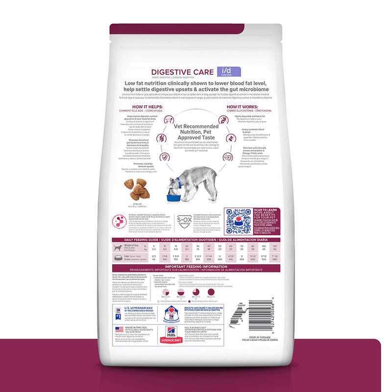HILLS - Prescription diet I/D Low fat (Digestive care)