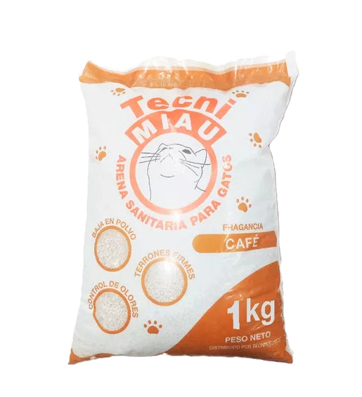 Tecni miau - Arena de bentonita (Café)