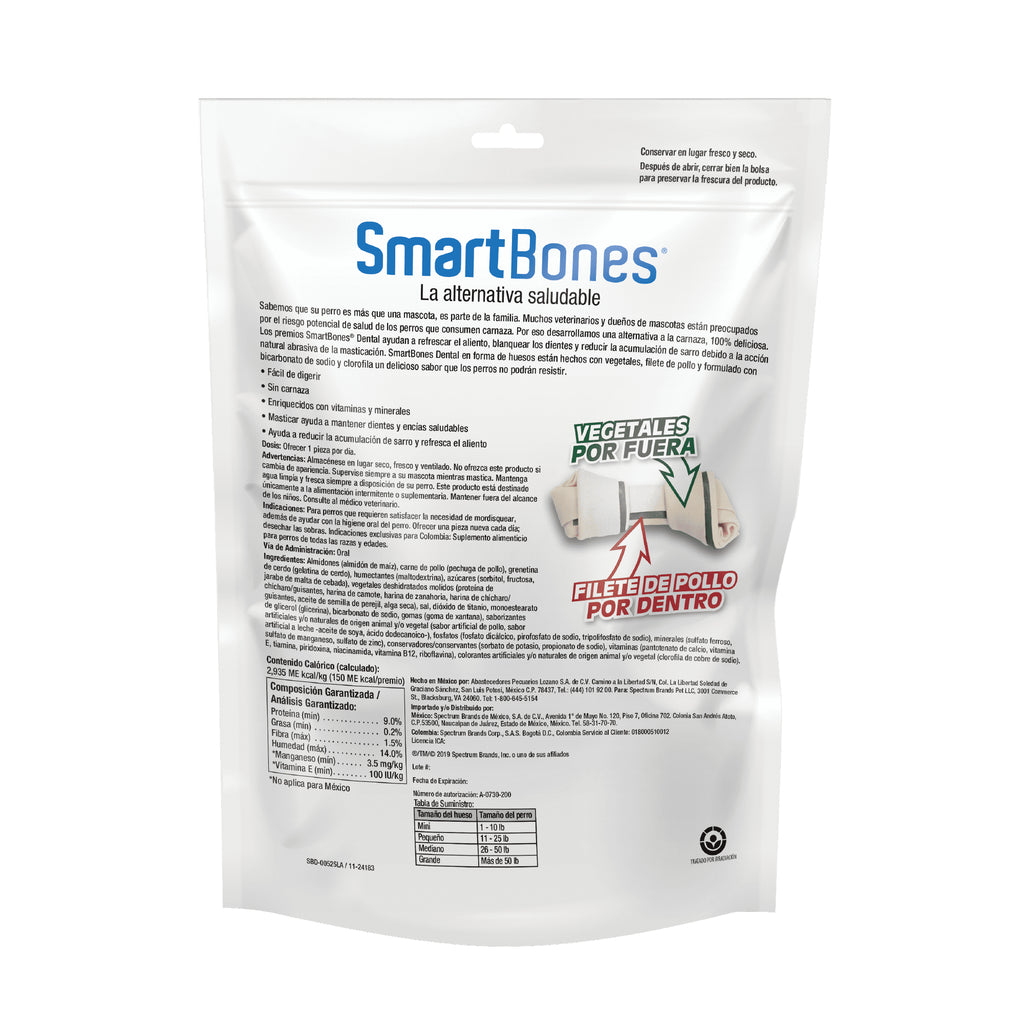 SMARTBONES - Huesos pequeños (Dental) 3 Und