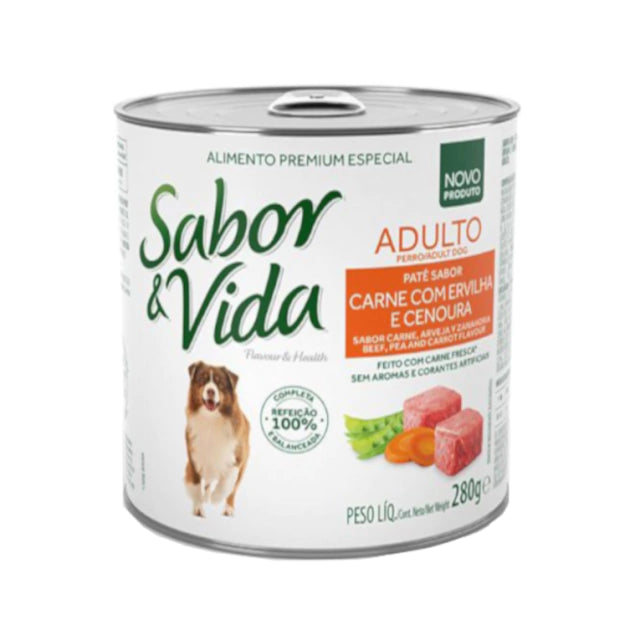SABOR Y VIDA - Perro (Carne, arveja y zanahoria)