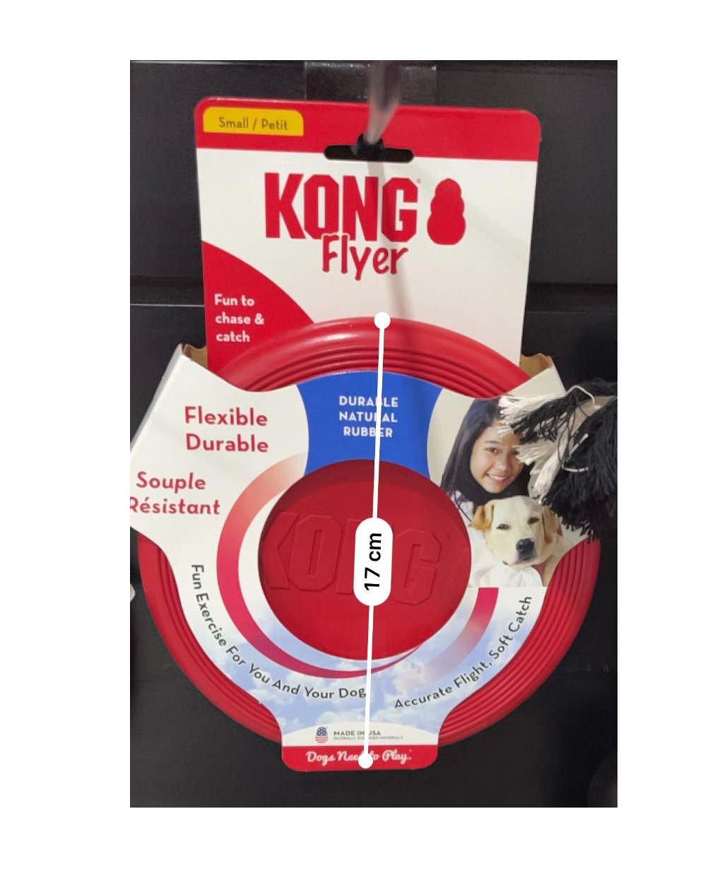 KONG - Classic frisbee caucho