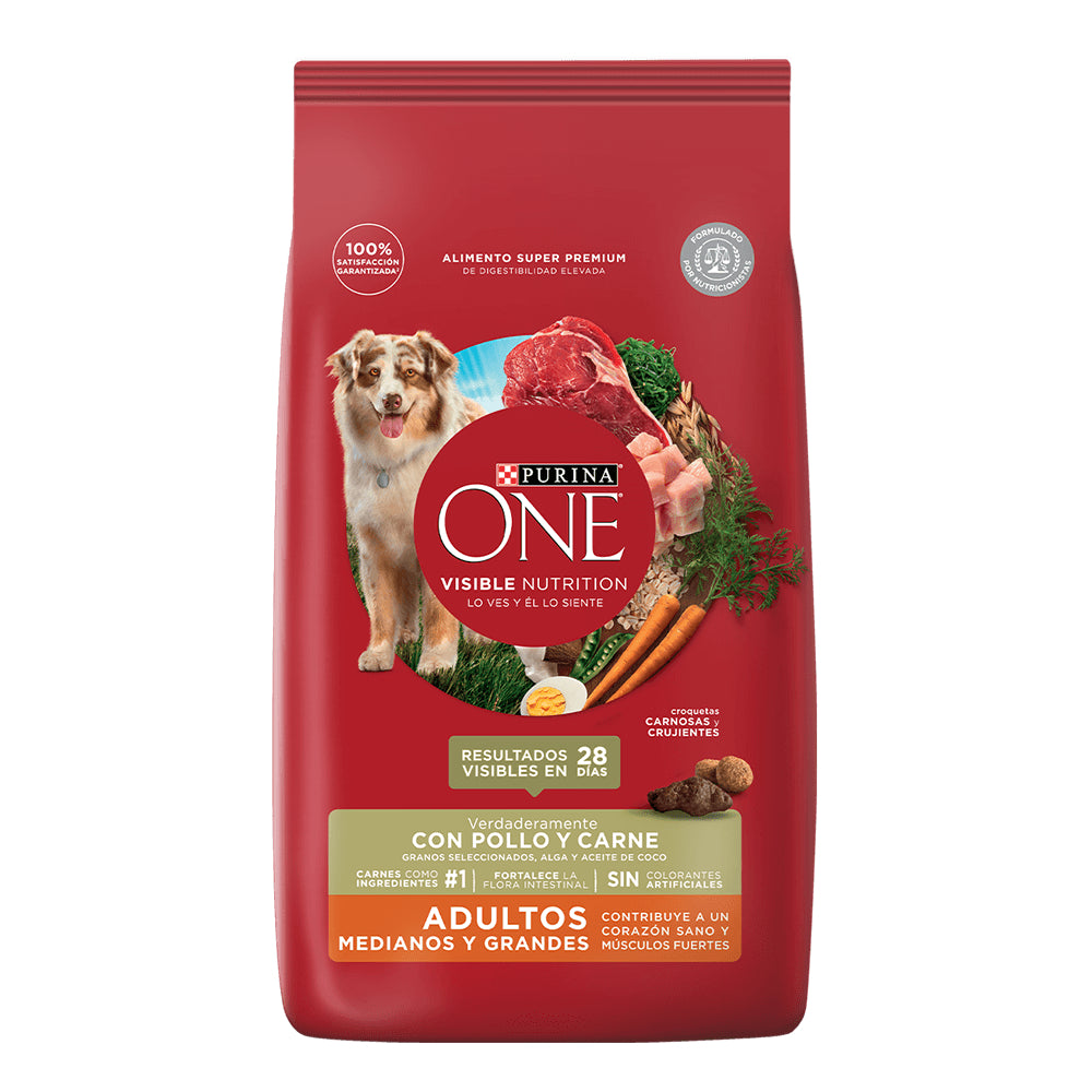 ONE - Adulto raza mediana y grande (Pollo y carne)