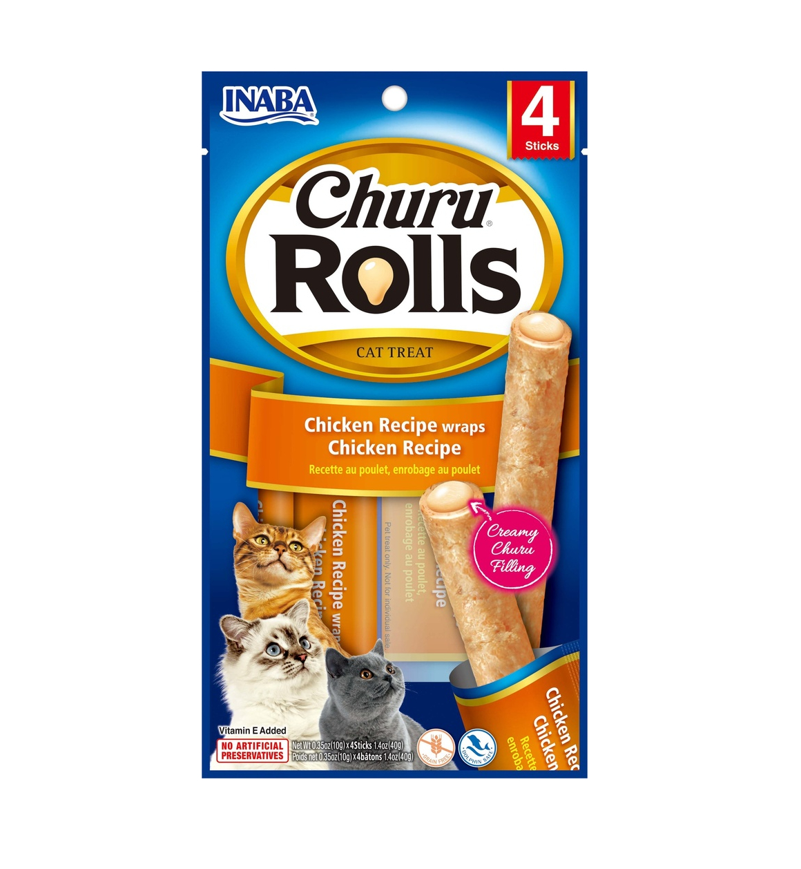 INABA - Churu rolls (Pollo) 4 und