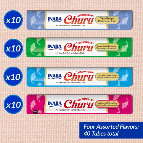 INABA - Churu surtido (Seafood) 50 und