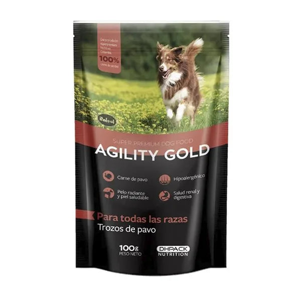 AGILITY GOLD - Trozos adulto (Pavo)