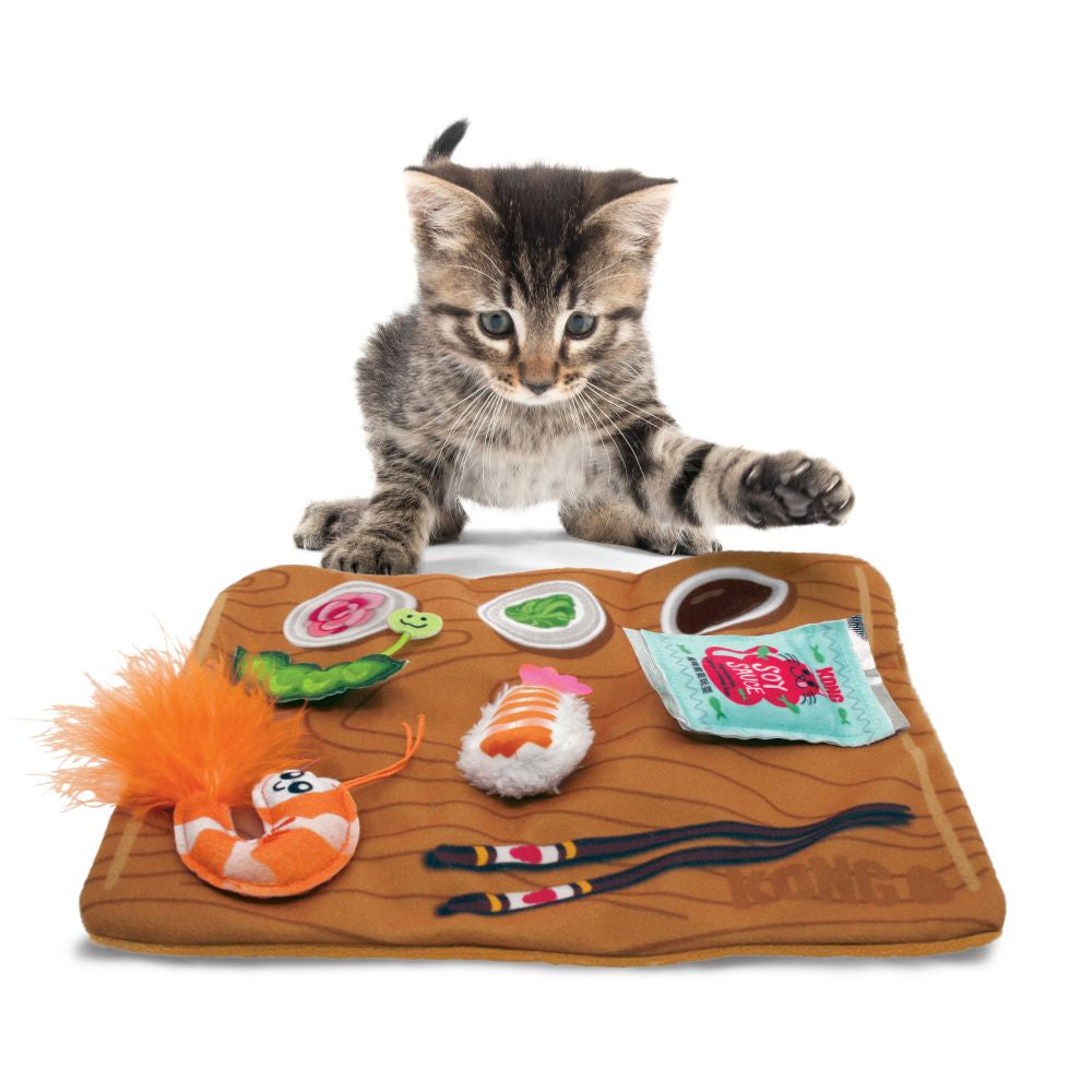 KONG - Juguete para gato pull a partz sushi