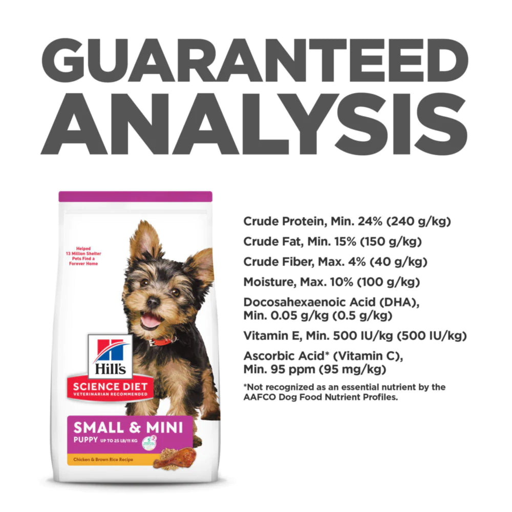 HILLS - Science diet puppy small paws
