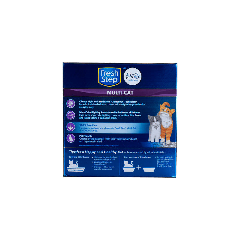 FRESH STEP - Arena aglomerante multi catcon febreza