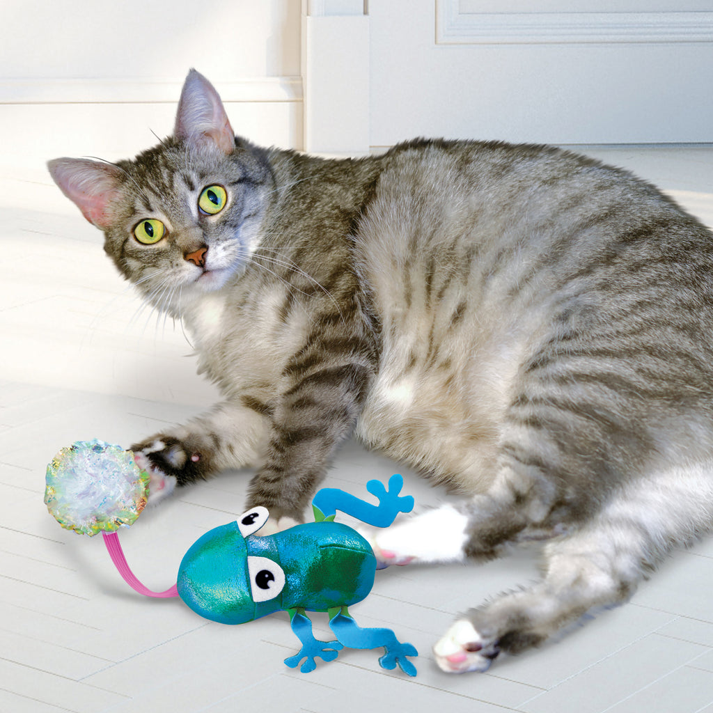 KONG - Juguete para gato flingaroo sapo