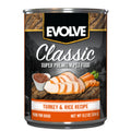 Evolve - Perro classic lata (Pavo)