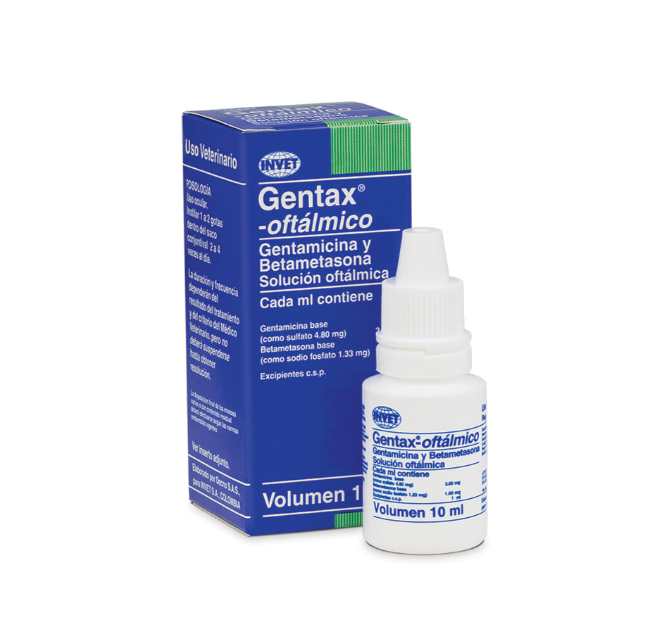 INVET - Gentax ótico tubo