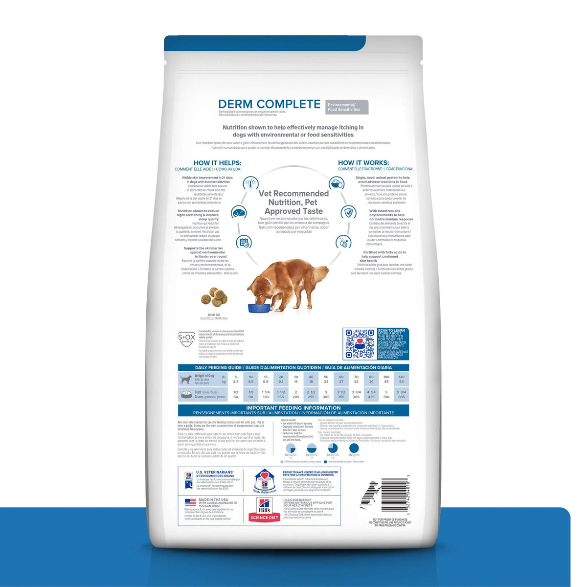 HILLS - Prescription diet adult derm complete