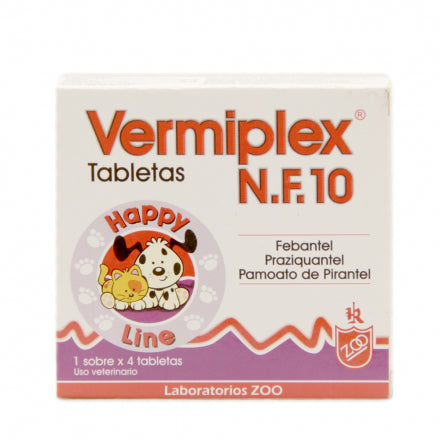 Vermiplex NF. 10 (Tabletas)
