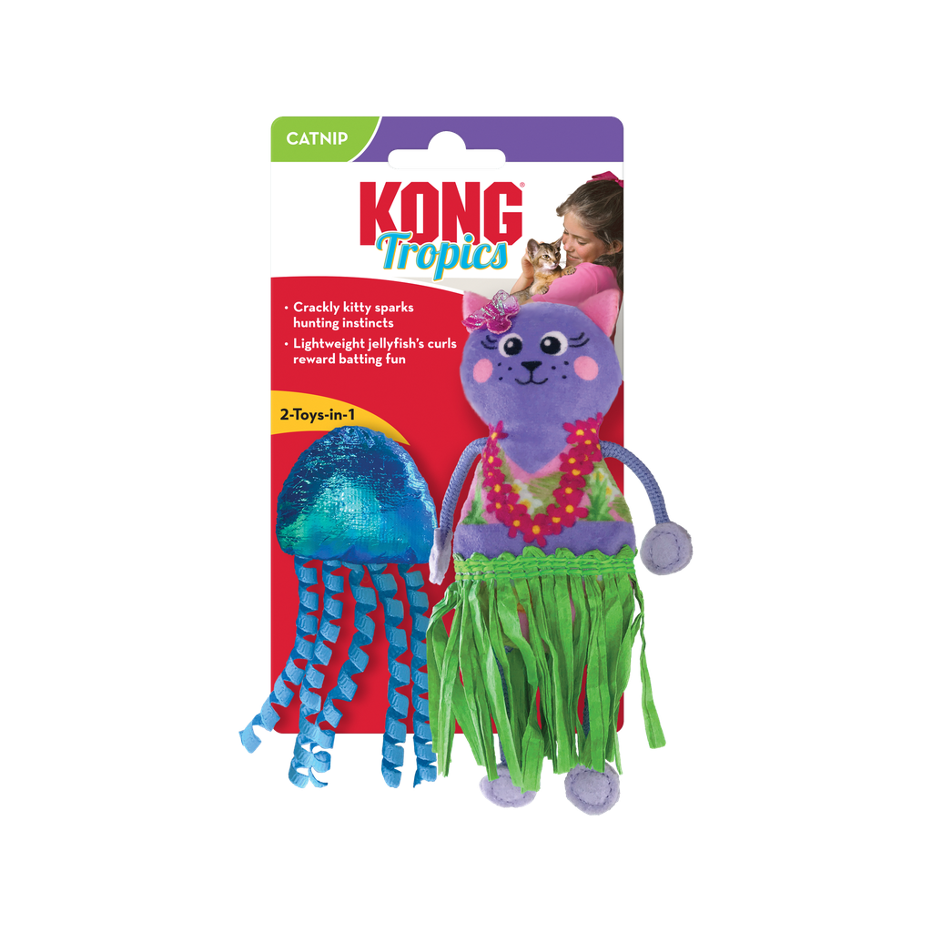 KONG - Juguete para gato tropics hula x 2 Pzs