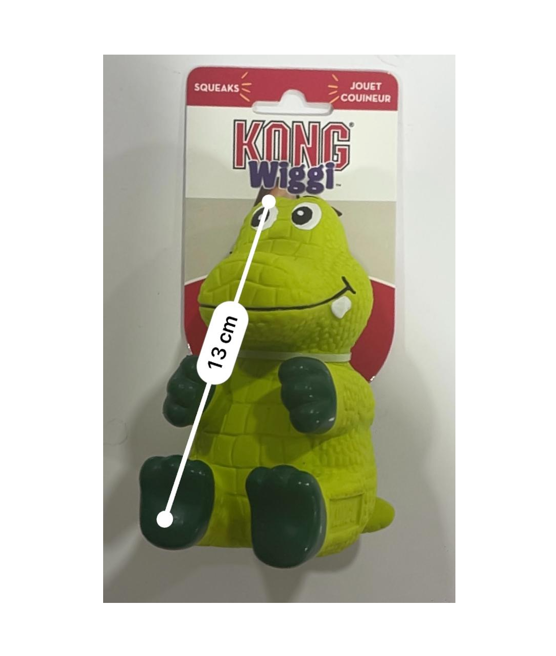 KONG - Jugueteen latex wiggi cocodrilo
