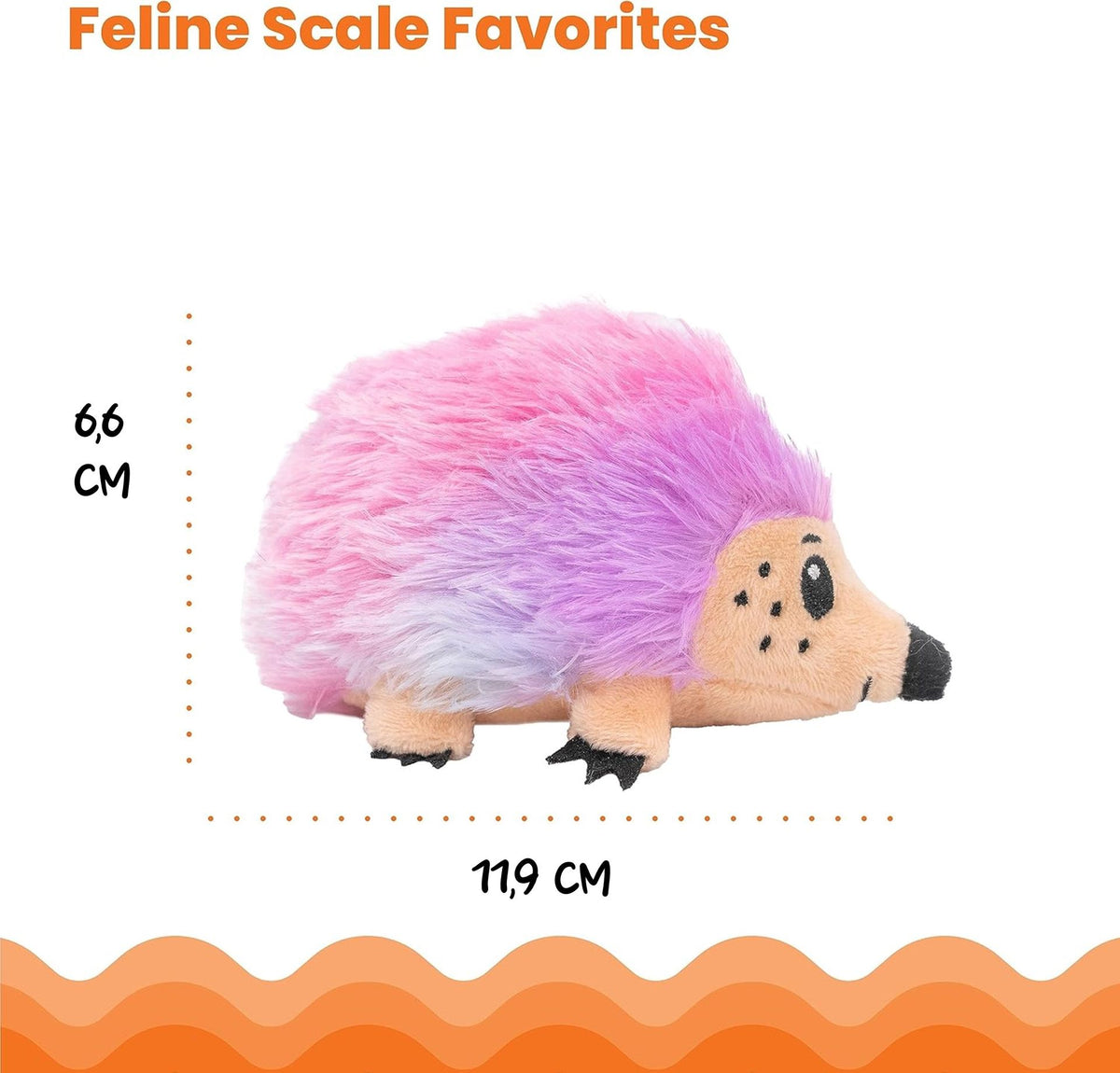 CATSTAGES -  Frisky catnip plushies hedgehog