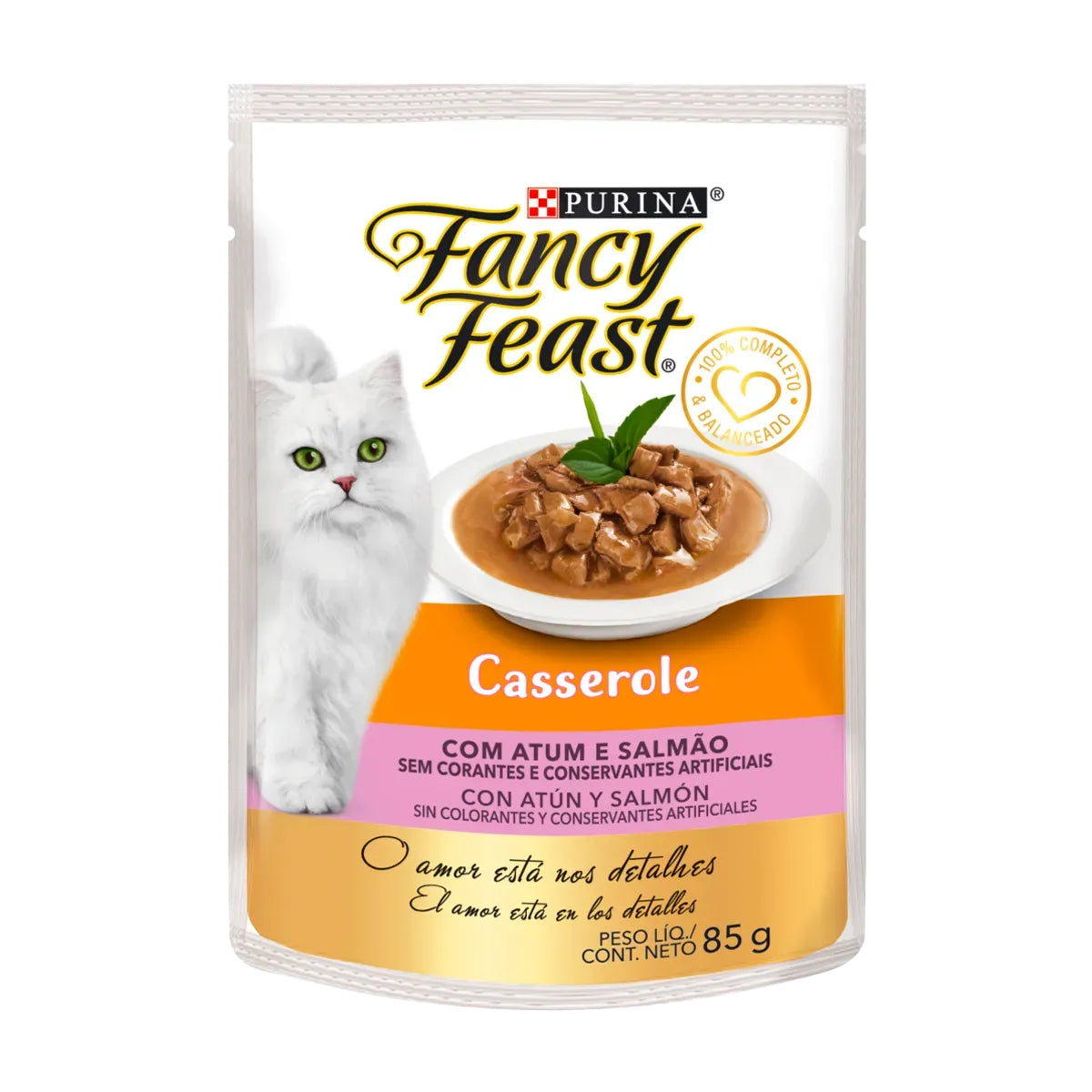 FANCY FEAST - Casserole en sobre (Atún y salmón)