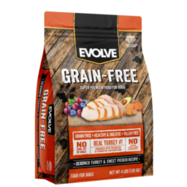 Evolve - Perro grain free (Pavo)