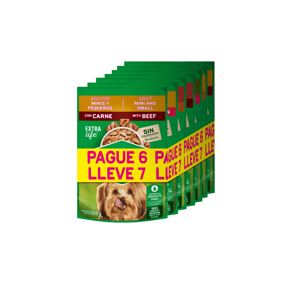 DOG CHOW - Alimento húmedo pack surtido (Pague 6 lleve 7)