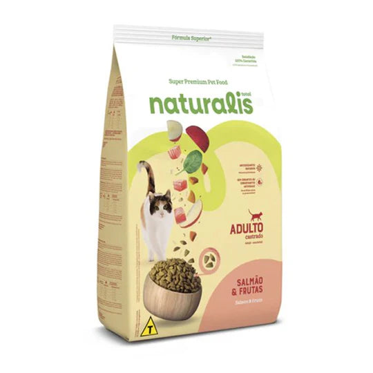 NATURALIS - Gato adulto castrado (Salmón y frutas)