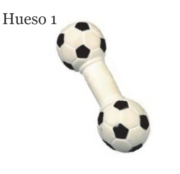 Juguete hueso en vinilo y látex