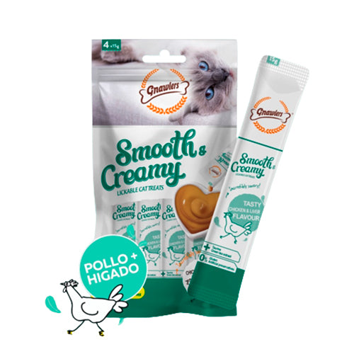 GNAWLERS - Smooth & creamy (Pollo e hígado) Gato