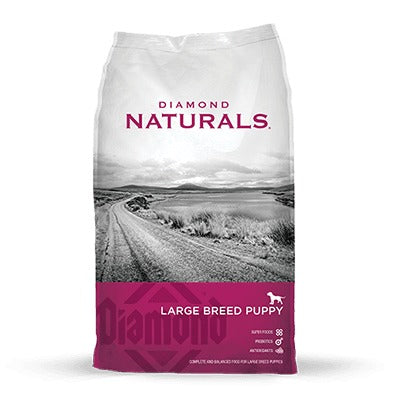 DIAMOND NATURALS - Cachorro raza grande (Cordero y arroz)